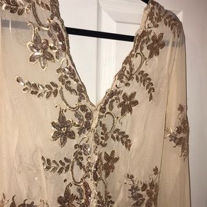 See-through sequence bodysuit